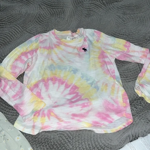 Abercrombie kids 7/8 girls bundle 2 dresses •long sleeve•plaid top - Picture 9 of 10